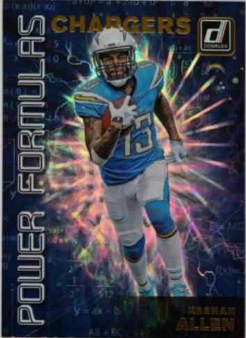 Keenan Allen #PF 14 Football Cards 2019 Donruss Power Formulas