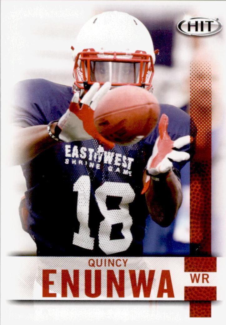 Quincy Enunwa #48 Football Cards 2014 Sage Hit