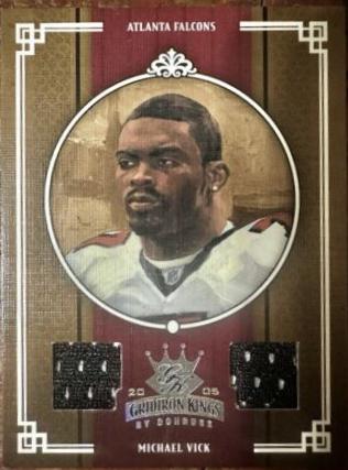 Michael Vick #GK-19 Football Cards 2005 Panini Donruss Gridiron Kings