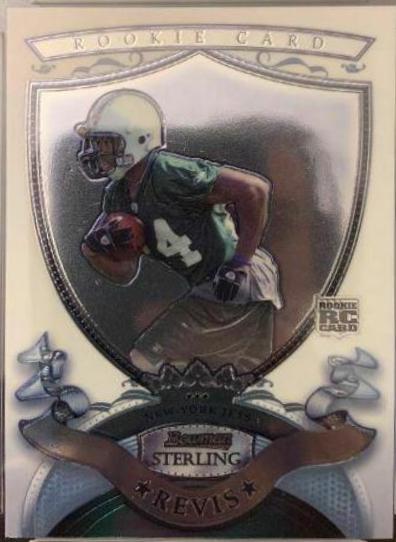 Darrelle Revis #2 Football Cards 2007 Bowman Sterling