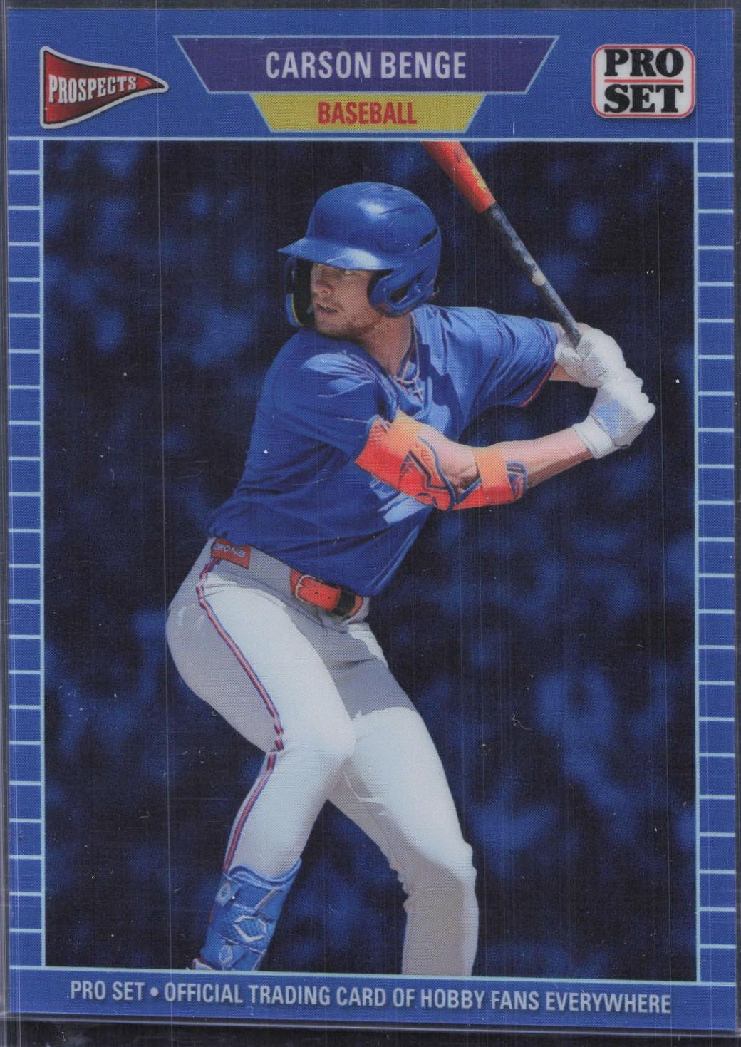 Carson Benge #89B-41 2026 Pro Set Metal 1989 Baseball