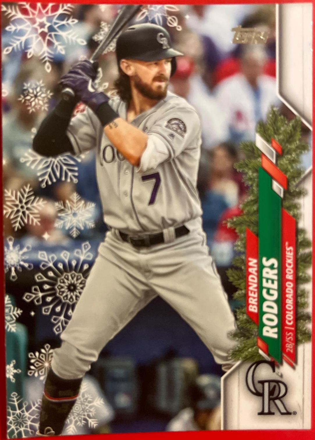 Brendan Rodgers #HW125 Baseball Cards 2020 Topps Holiday