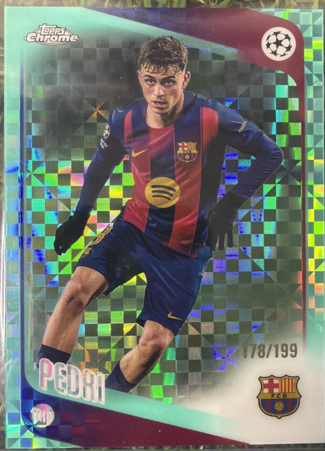 Pedri [Aqua Refractor] #196