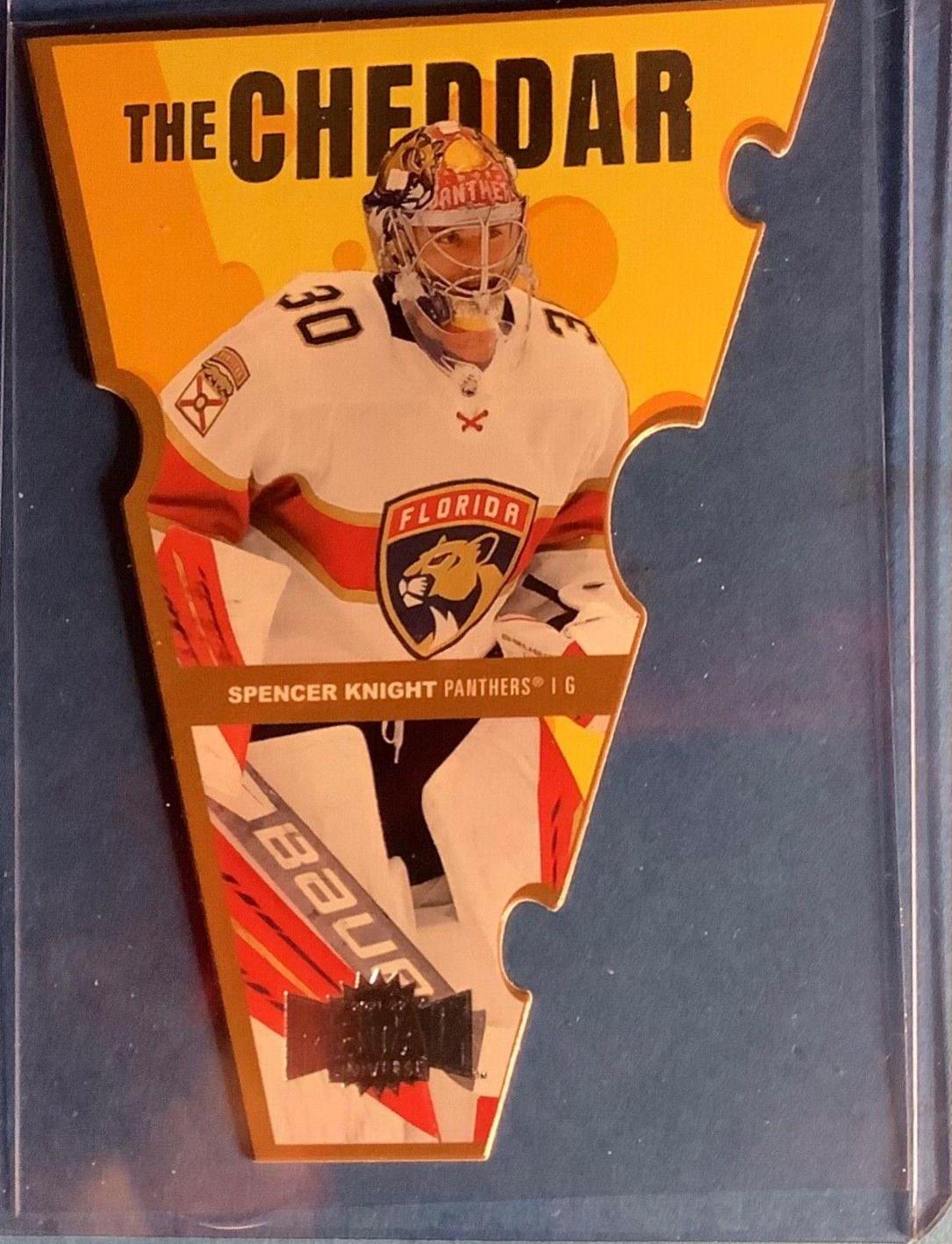 Spencer Knight #TC-26 Hockey Cards 2021 Skybox Metal Universe The Cheddar