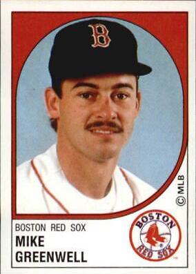 Mike Greenwell #32 Baseball Cards 1988 Panini Stickers