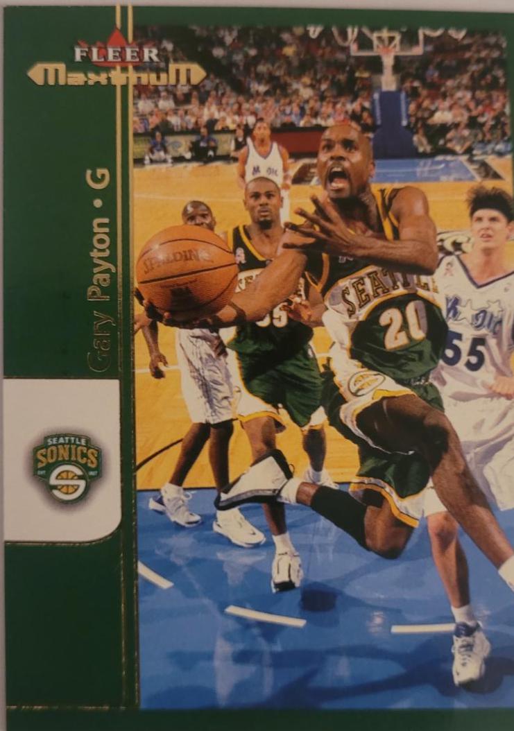 Gary Payton #167 Basketball Cards 2001 Fleer Maximum