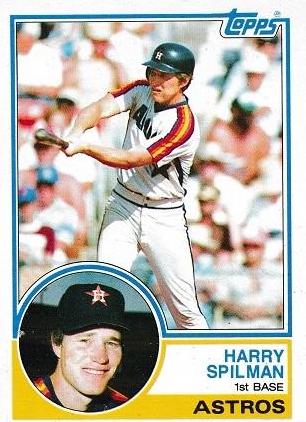 Harry Spilman #193 Baseball Cards 1983 Topps