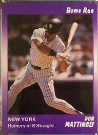 Don Mattingly #52 Baseball Cards 1991 Star Home Run Series