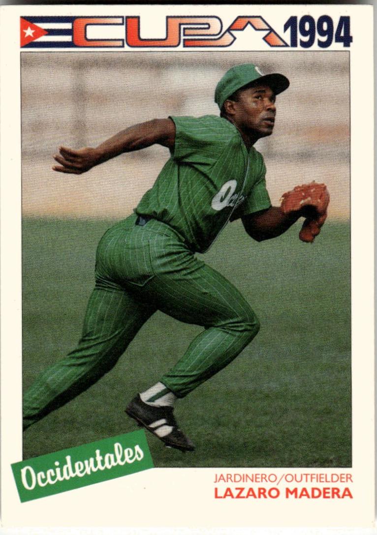 Lazaro Madera #16 1994 Cuban Serie Selectiva Baseball