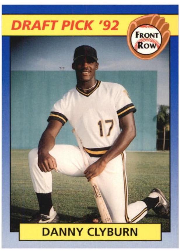 Danny Clyburn #18 Baseball Cards 1992 Front Row Draft Picks
