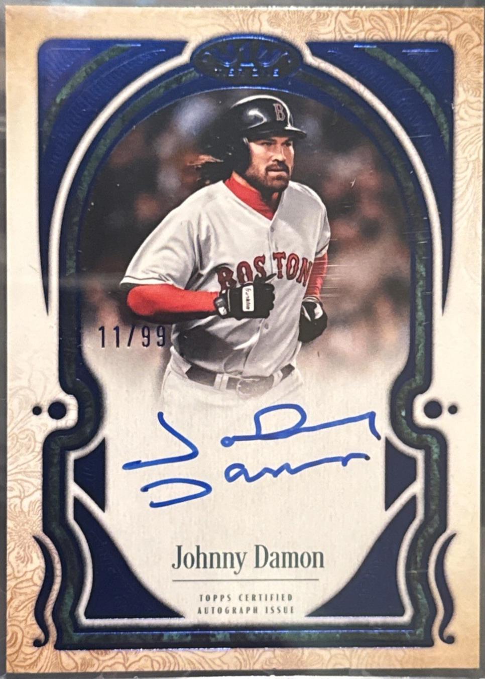 Johnny Damon #T1TA-JD 2026 Topps Tier One Baseball Tier One Talent Autographs