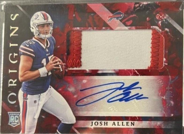 Josh Allen #RA-JA Football Cards 2018 Panini Origins Rookie Autographs