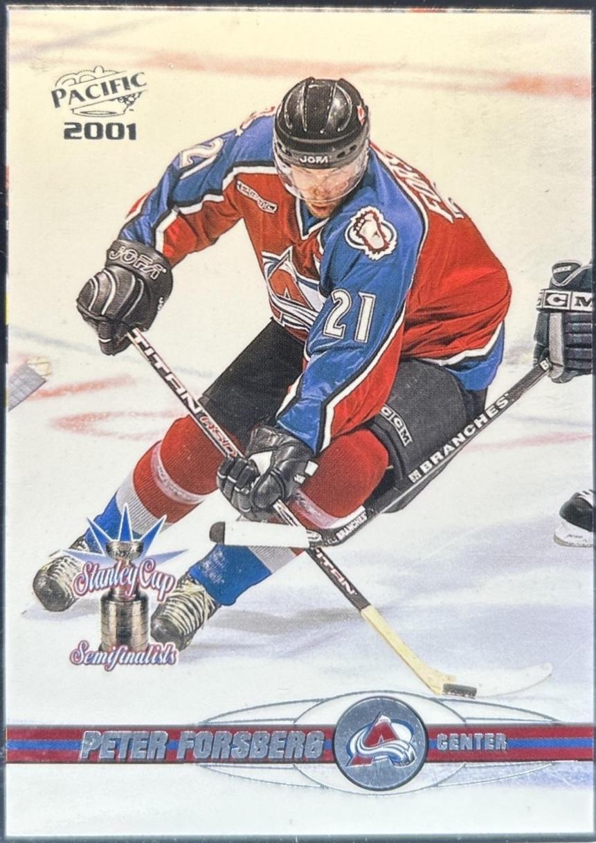 Peter Forsberg #113 2000-01 Pacific Hockey