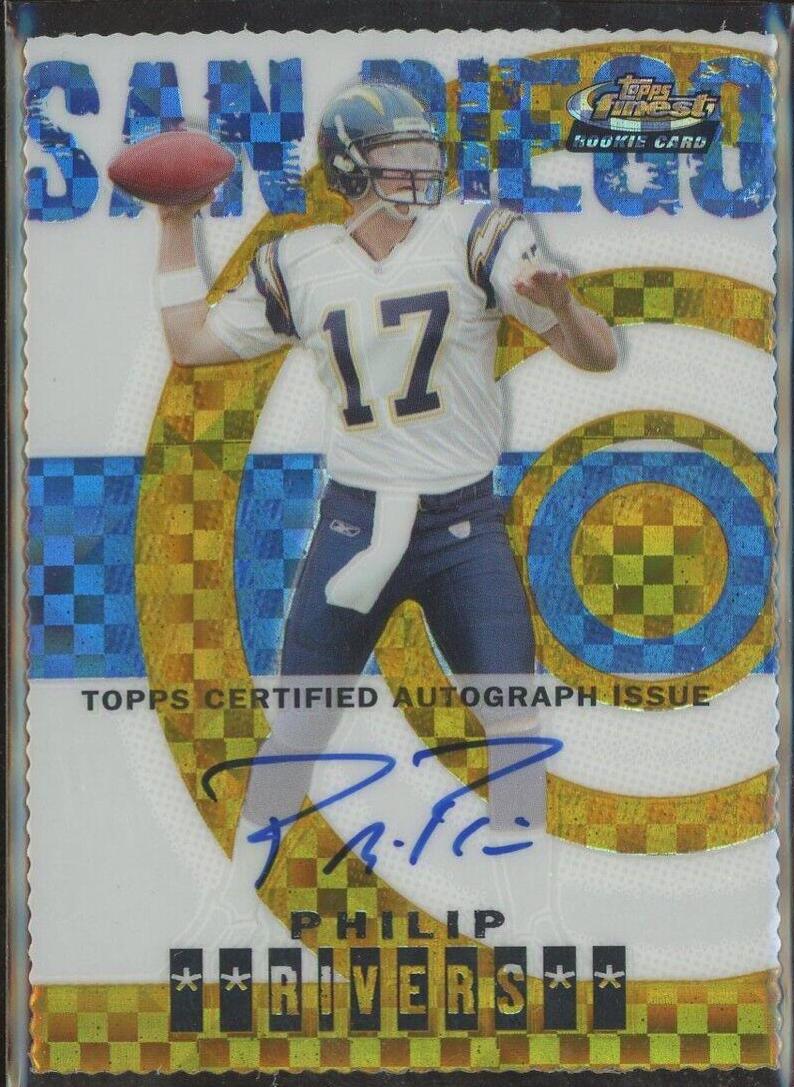 Philip Rivers #109 2004 Topps Finest Football