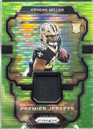 Kendre Miller #PJ-KM Football Cards 2023 Panini Prizm Premier Jerseys