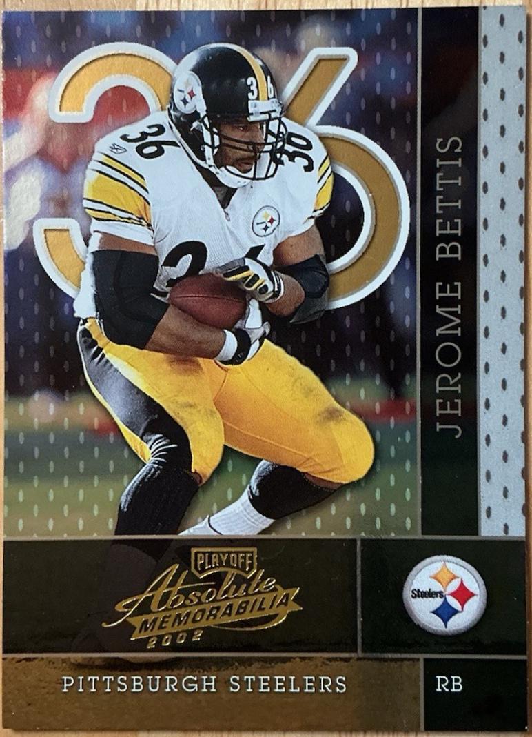 Jerome Bettis #65 2002 Playoff Absolute Memorabilia Football