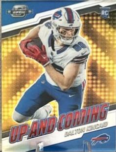 Dalton Kincaid #8 Football Cards 2023 Panini Contenders Optic Up and Coming