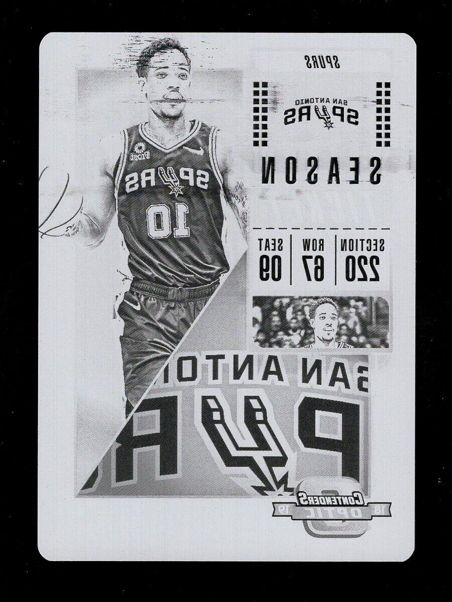 DeMar DeRozan #3 Basketball Cards 2018 Panini Contenders Optic
