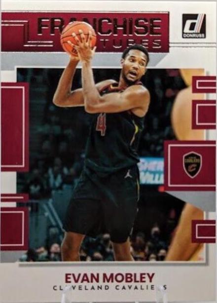 Evan Mobley #7 Basketball Cards 2022 Panini Donruss Franchise Features