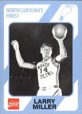 Larry Miller #25 Basketball Cards 1989 Collegiate Collection North Carolina
