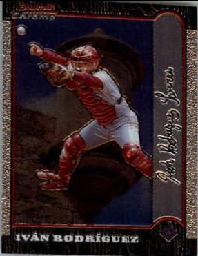 Ivan Rodriguez #37 Baseball Cards 1999 Bowman Chrome International