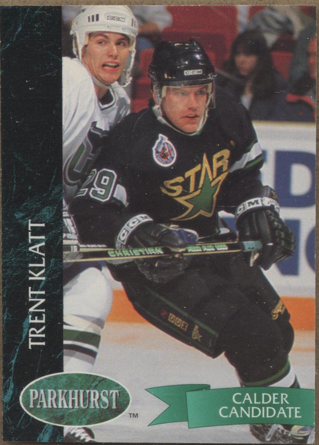 Trent Klatt #317 Hockey Cards 1992 Parkhurst