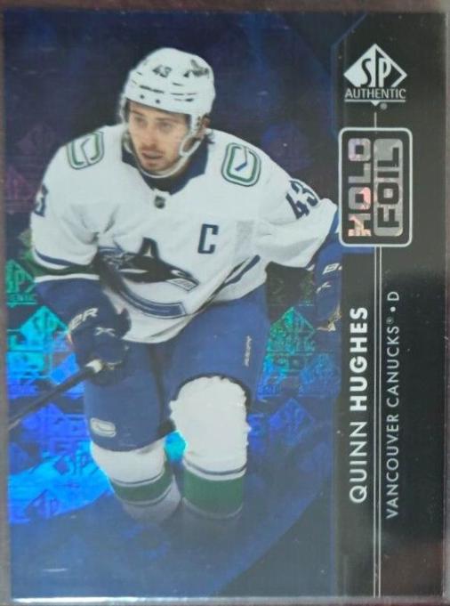 Quinn Hughes #HF-24 Hockey Cards 2023 SP Authentic Holofoil