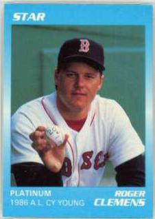 Roger Clemens #49 Baseball Cards 1990 Star Platinum Edition