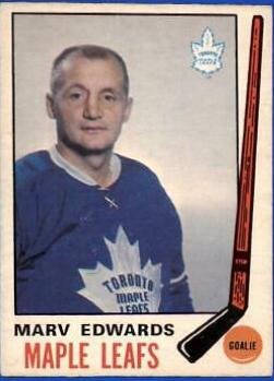 Marv Edwards #185 Hockey Cards 1969 O-Pee-Chee