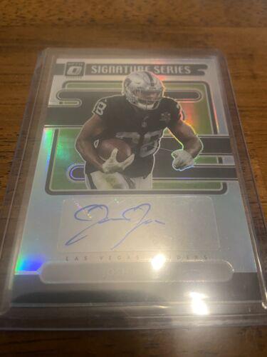 Josh Jacobs #SS-JJ Football Cards 2021 Panini Donruss Optic Signature Series