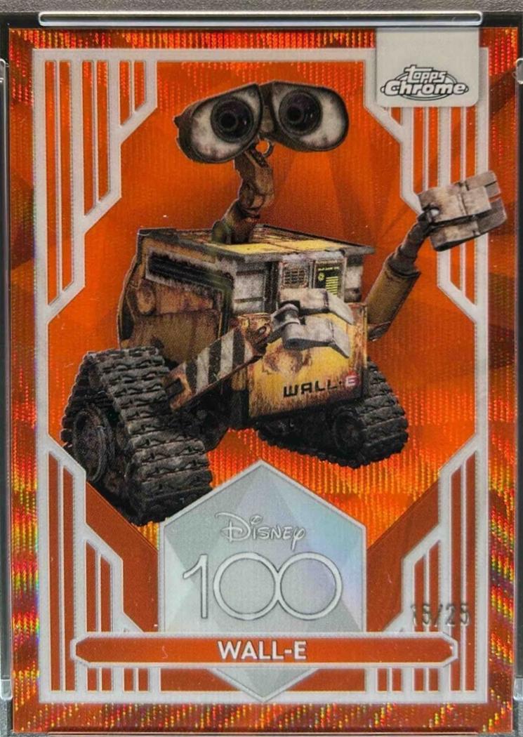 WALL-E [Orange Wave Refractor] #68 Prices | 2025 Topps Chrome Disney