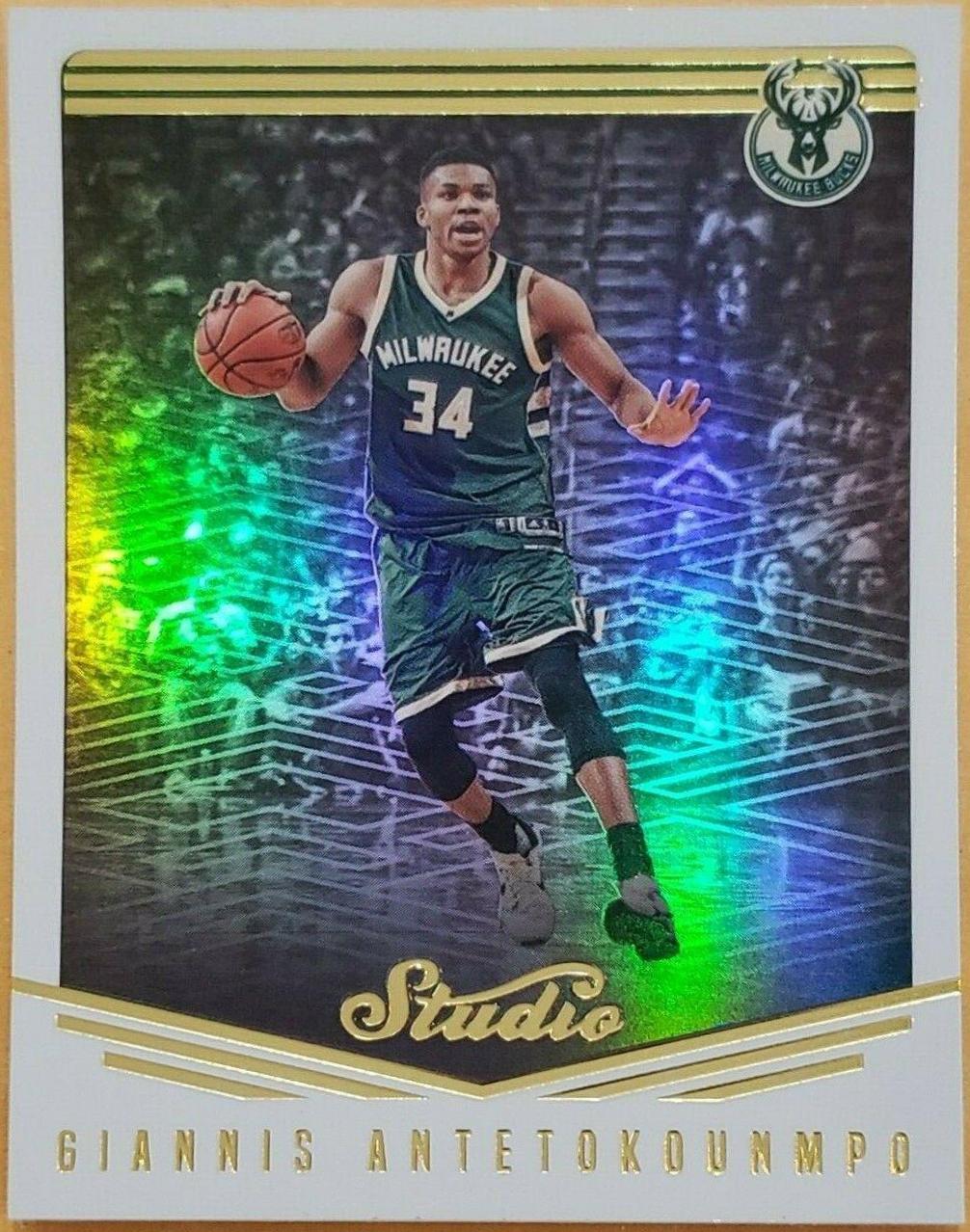 Giannis Antetokounmpo #12 Basketball Cards 2016 Panini Studio