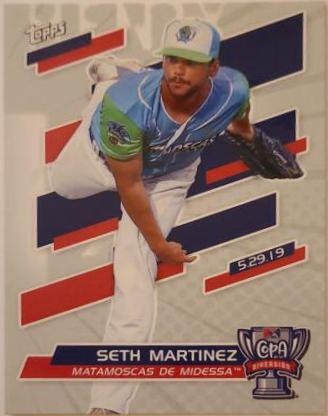 Seth Martinez #CD-SM Baseball Cards 2020 Topps Pro Debut