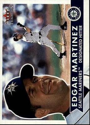 Edgar Martinez #143 Baseball Cards 2001 Fleer