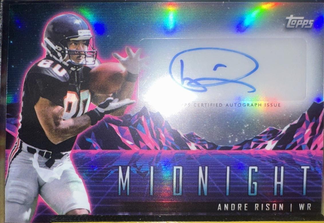 Andre Rison #HZS-AR Football Cards 2024 Topps Midnight Horizon Signature