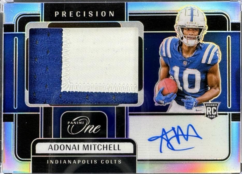 Adonai Mitchell [Precision Rookie Patch Autograph] #307 Prices