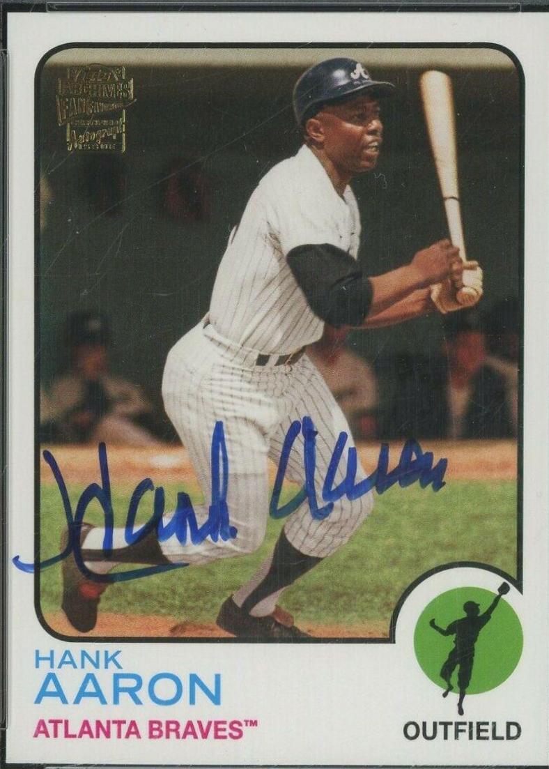 Hank Aaron #FFAHA Baseball Cards 2012 Topps Archives Fan Favorite Autographs
