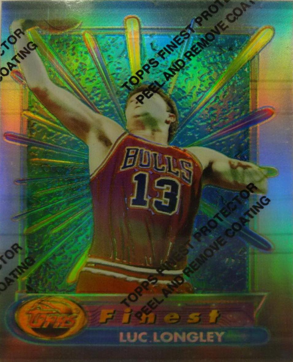 Luc Longley Refractor #59 Basketball Cards 1994 Finest