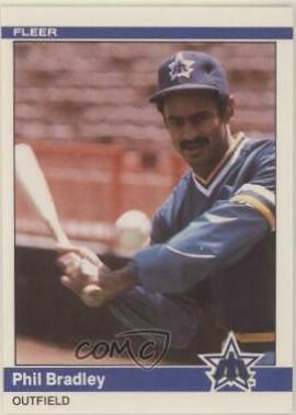 Phil Bradley #U-15 Baseball Cards 1984 Fleer Update