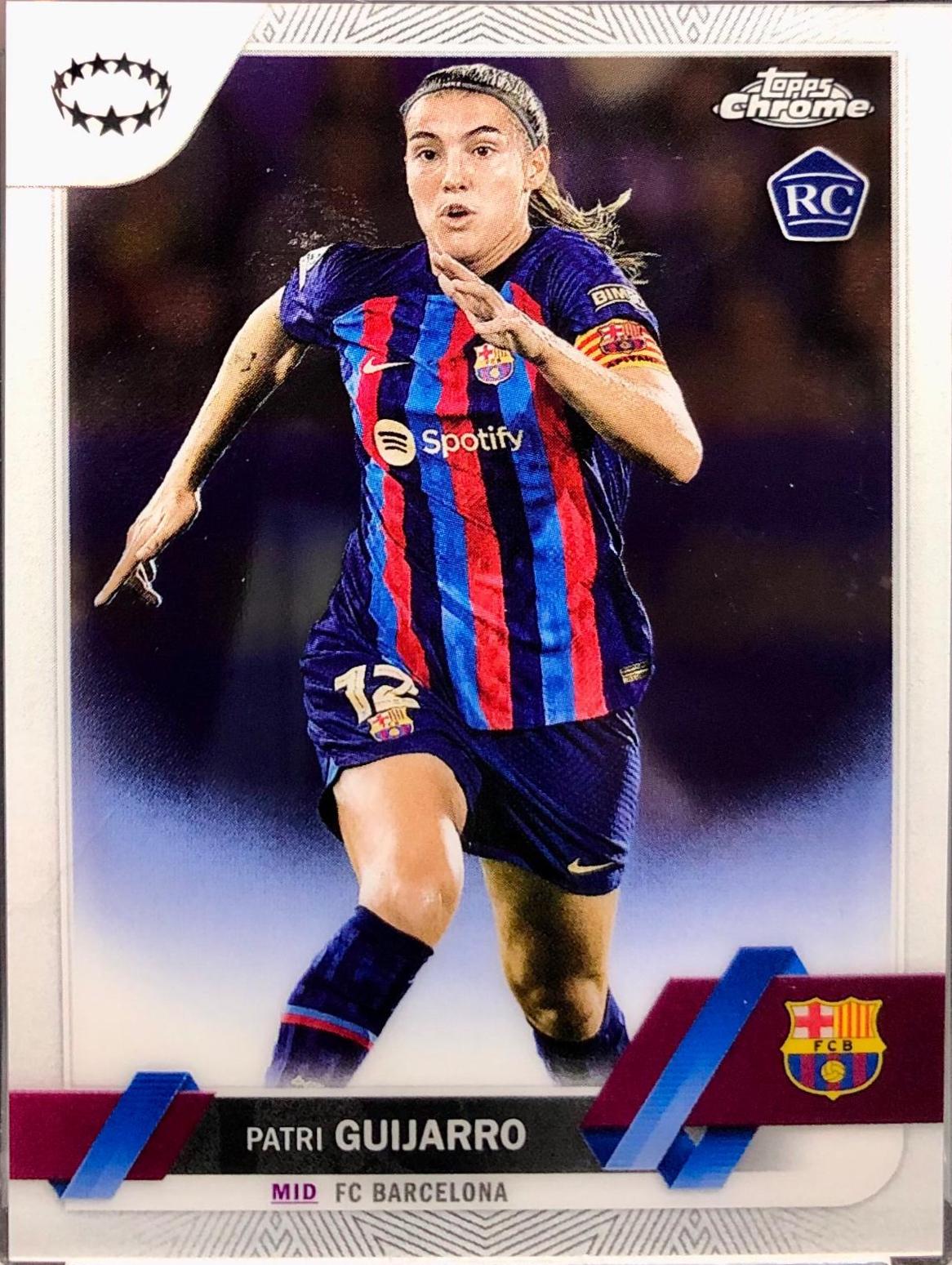 Patri Guijarro #13 Soccer Cards 2022 Topps Chrome UEFA Women's Champions League