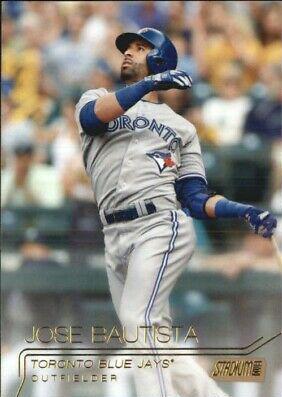 Jose Bautista #43 Baseball Cards 2015 Stadium Club