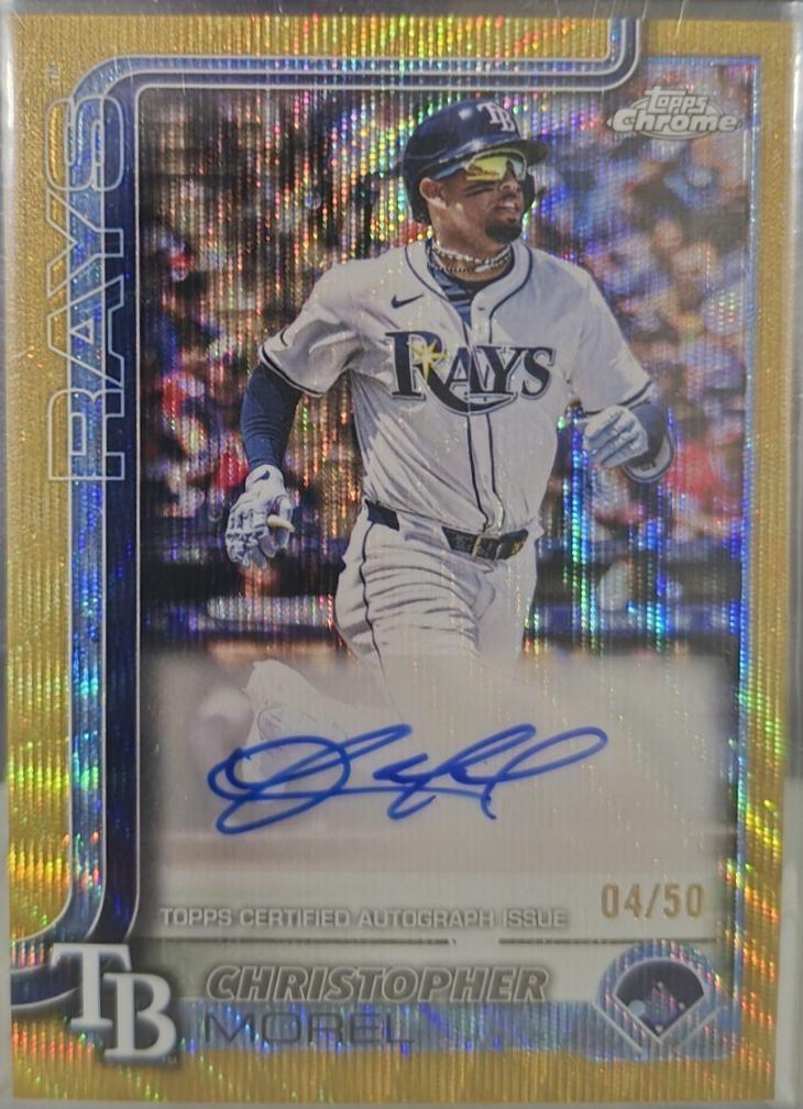 Christopher Morel [Gold Wave Refractor] #AC-CM