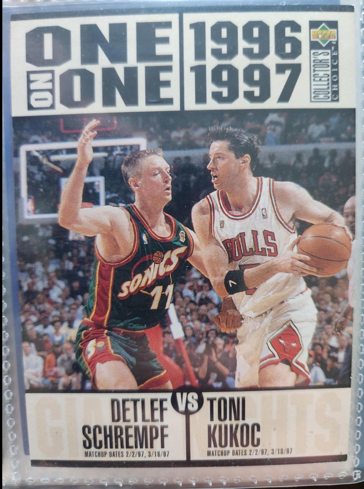 Schrempf,Kukoc #359 Basketball Cards 1996 Collector's Choice