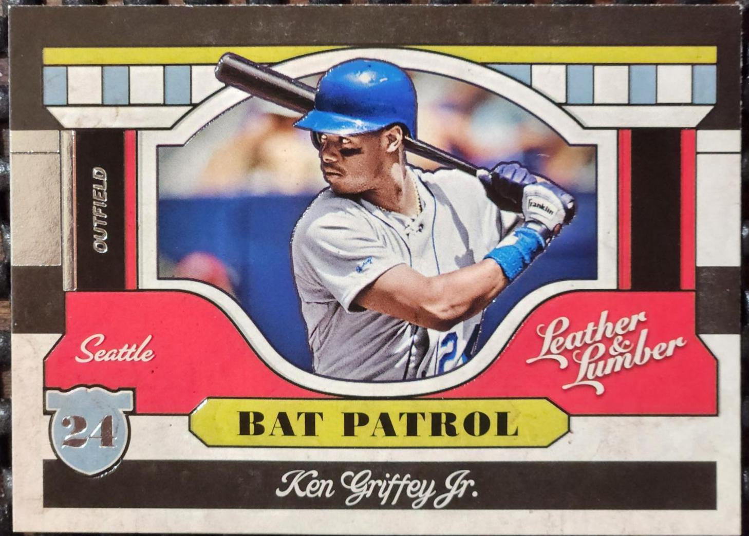 Ken Griffey Jr #BP-7 Baseball Cards 2019 Panini Leather & Lumber Bat Patrol