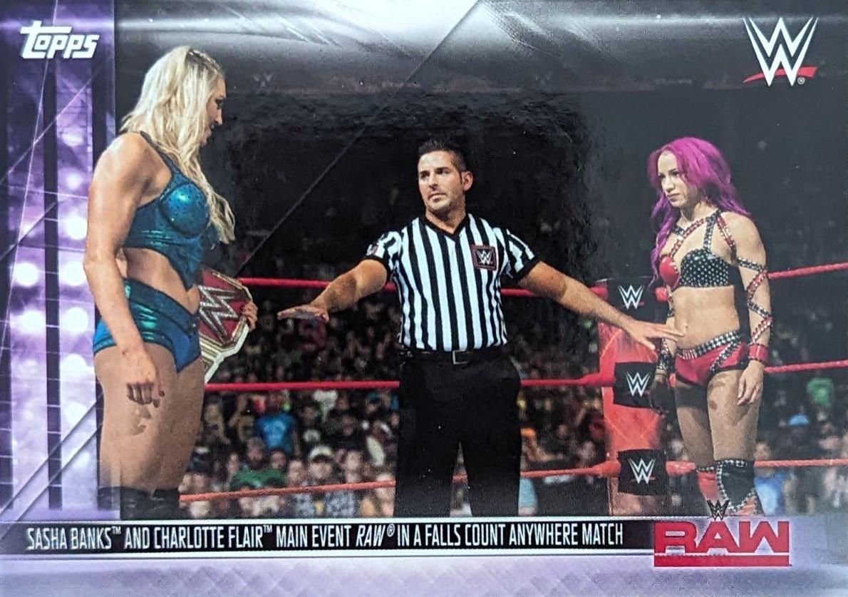 Sasha Banks And Charlotte Flair #DR-27 Wrestling Cards 2019 Topps WWE SummerSlam Women's Evolution