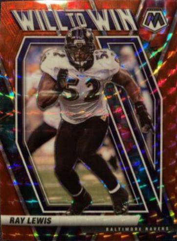 Ray Lewis [Red Mosaic] #WW-17