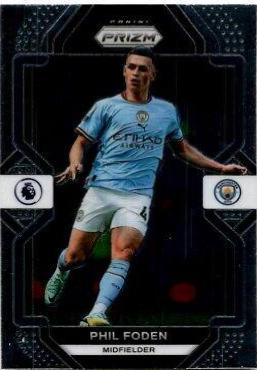 Phil Foden #1 Soccer Cards 2022 Panini Prizm Premier League