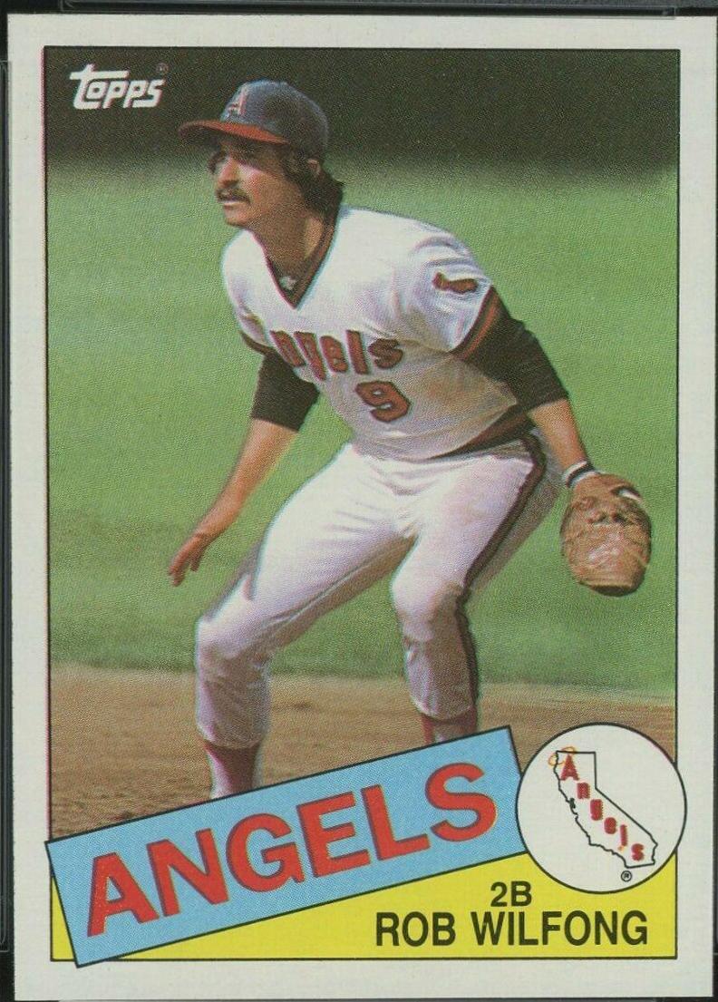 1985 Topps Rob Wilfong #524 card