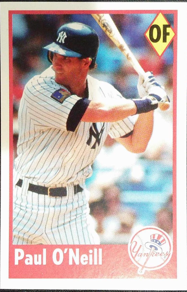 Paul O'Neill #89 1995 Fleer Panini Stickers Baseball