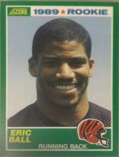 Eric Ball #264 Football Cards 1989 Panini Score
